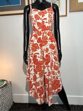 Ivy Street Vibrant Bohemian Floral Jumpsuit